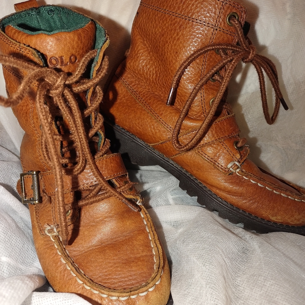 Polo boys boots sz 3y euc